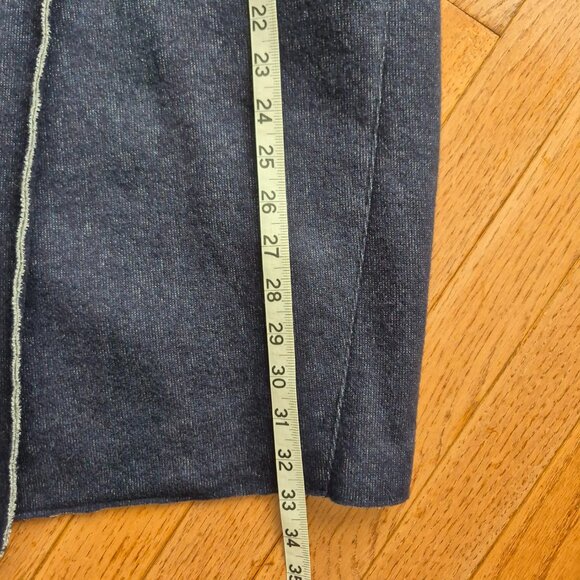 Puella Denim Look Knit Jacket Blazer Coat S/M - Picture 13 of 14